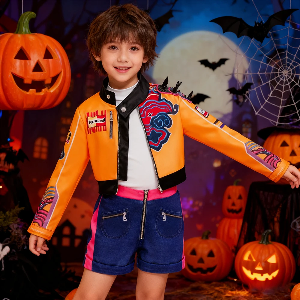 

Аниме K-Pop Witch Rumi, комплекты для косплея для детей, костюм на Хэллоуин, праздничное платье, костюм охотника на демонов, карнавальный костюм для девочек, подарки на день рождения