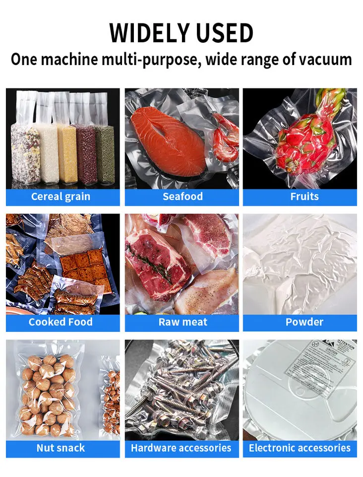 680 Type Vacuum packing machine for dry food grain cereal rice dried bean curd mushroom vacuum sealer machine