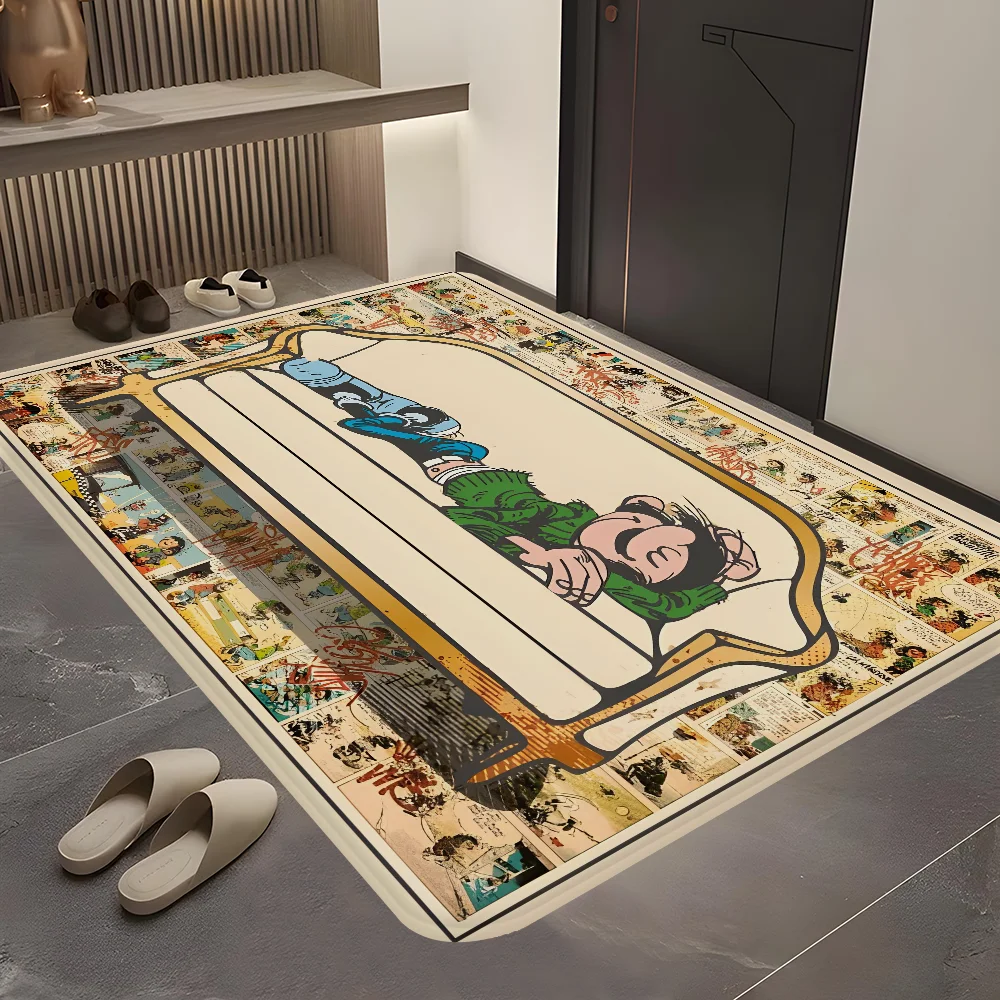 Gaston Lagaffe Floor Carpet Nordic Style Home Doormat Bathroom-Toilet Mats Bedroom Hotel Decor Mat