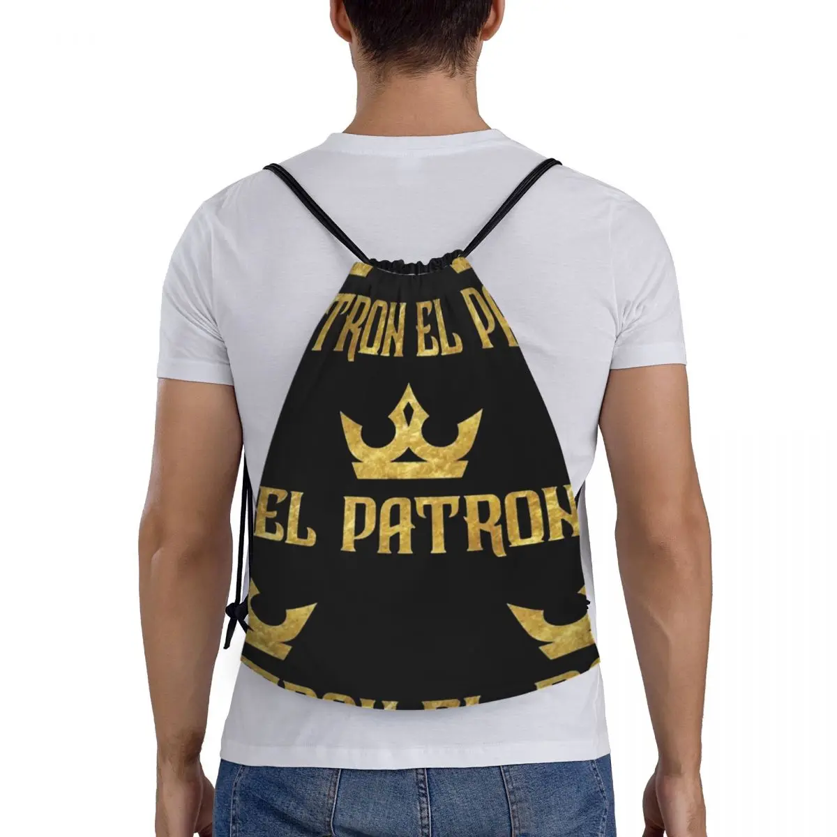 El Patron Multi-function Portable Drawstring Bags Sports Bag Book Bag For Travelling