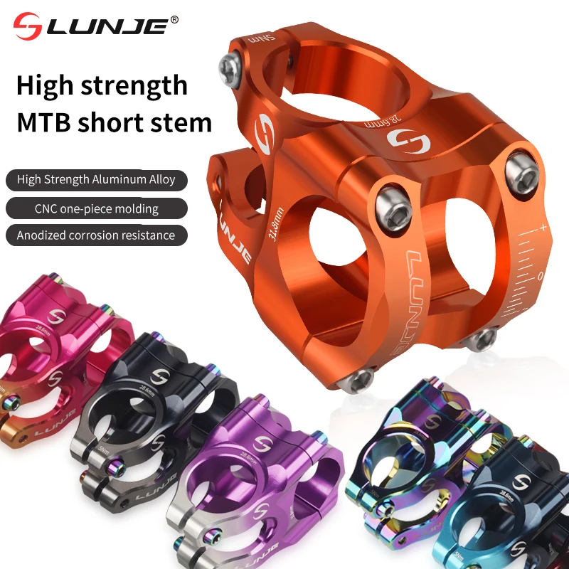 MTB Ultralight Stem 35mm Handlebar Stem 31.8 CNC Aluminum Alloy Road Mountain Bike Bridge Cycling Stem Bicycle Accessories