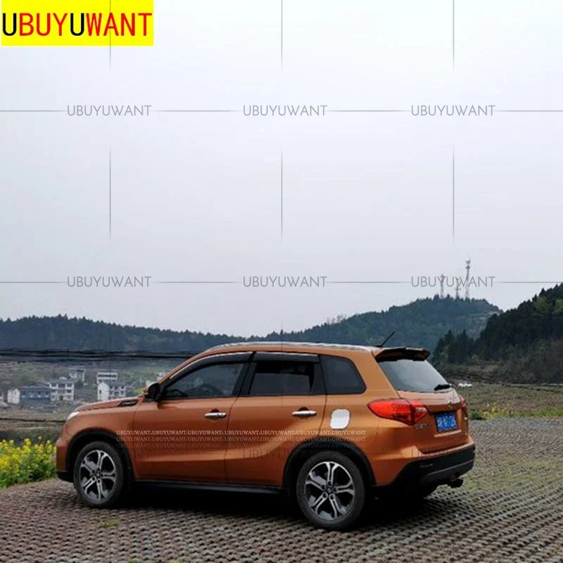 For Suzuki New Vitara 2015 2016 2017 2018 2019 Spoiler High Quality Abs Plastic Rear Trunk Spoiler Roof Wing