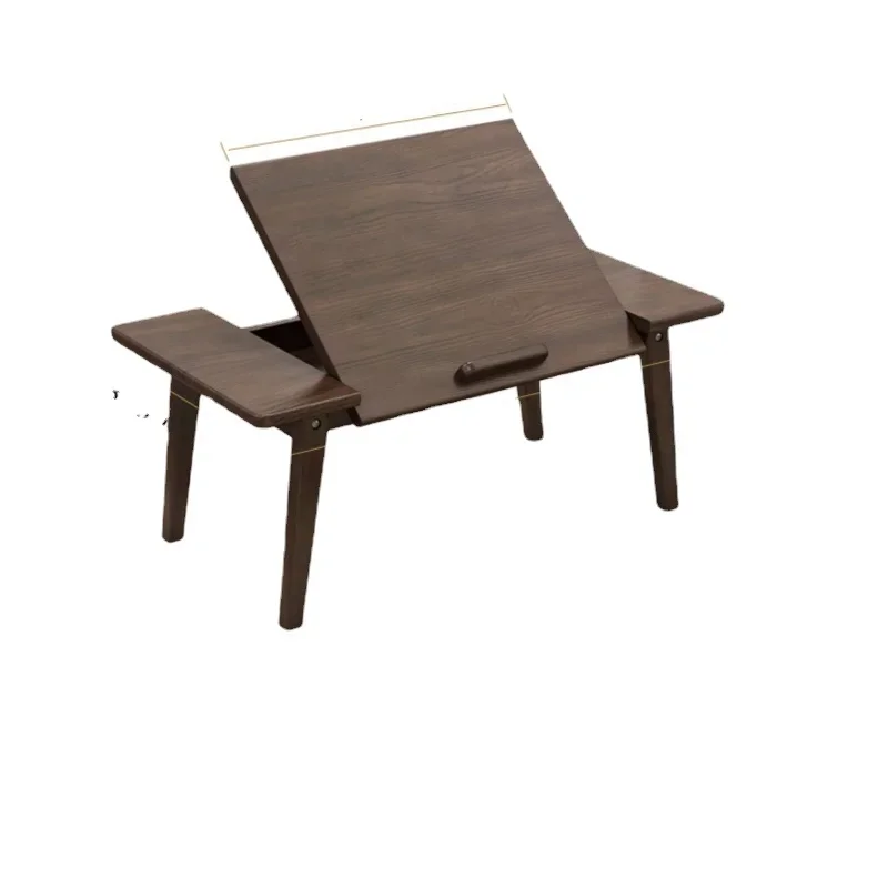 

For Home Solid Wood Folding Portable Computer Balcony Small Tea Japanese Dining Coffee Table Furniture