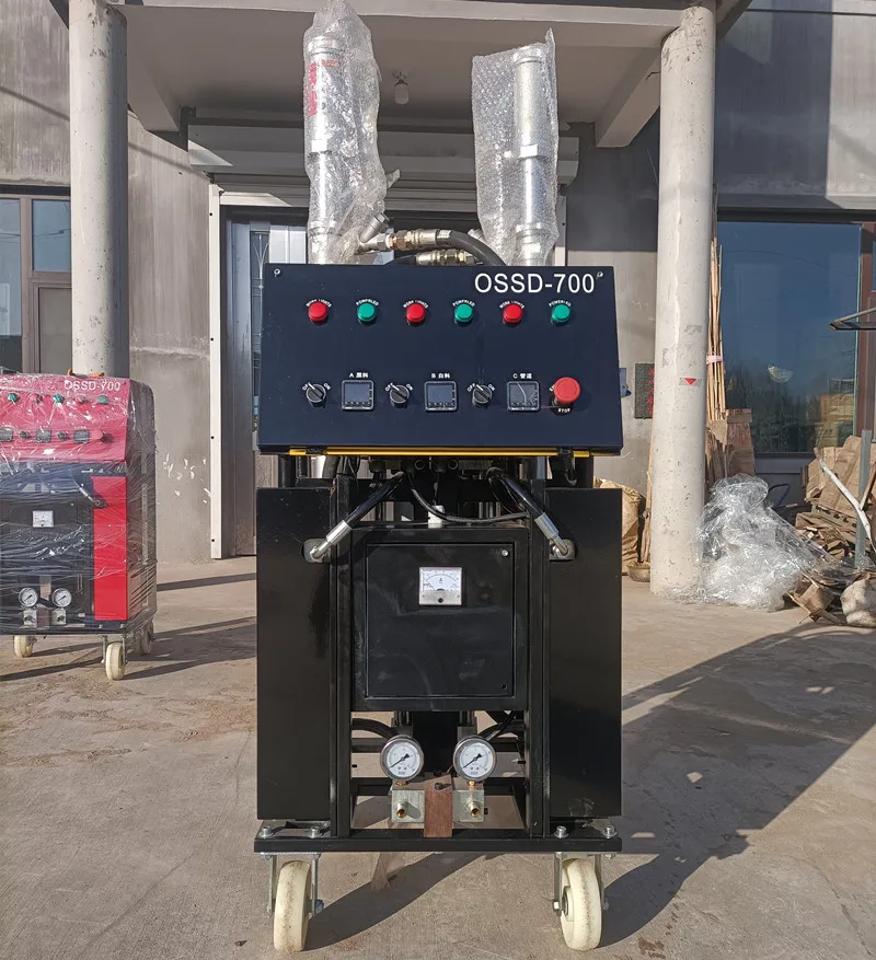 Professional Polyurea Coating foam liquid spray machine High heating PU polyurethane insulation machine with spay gun