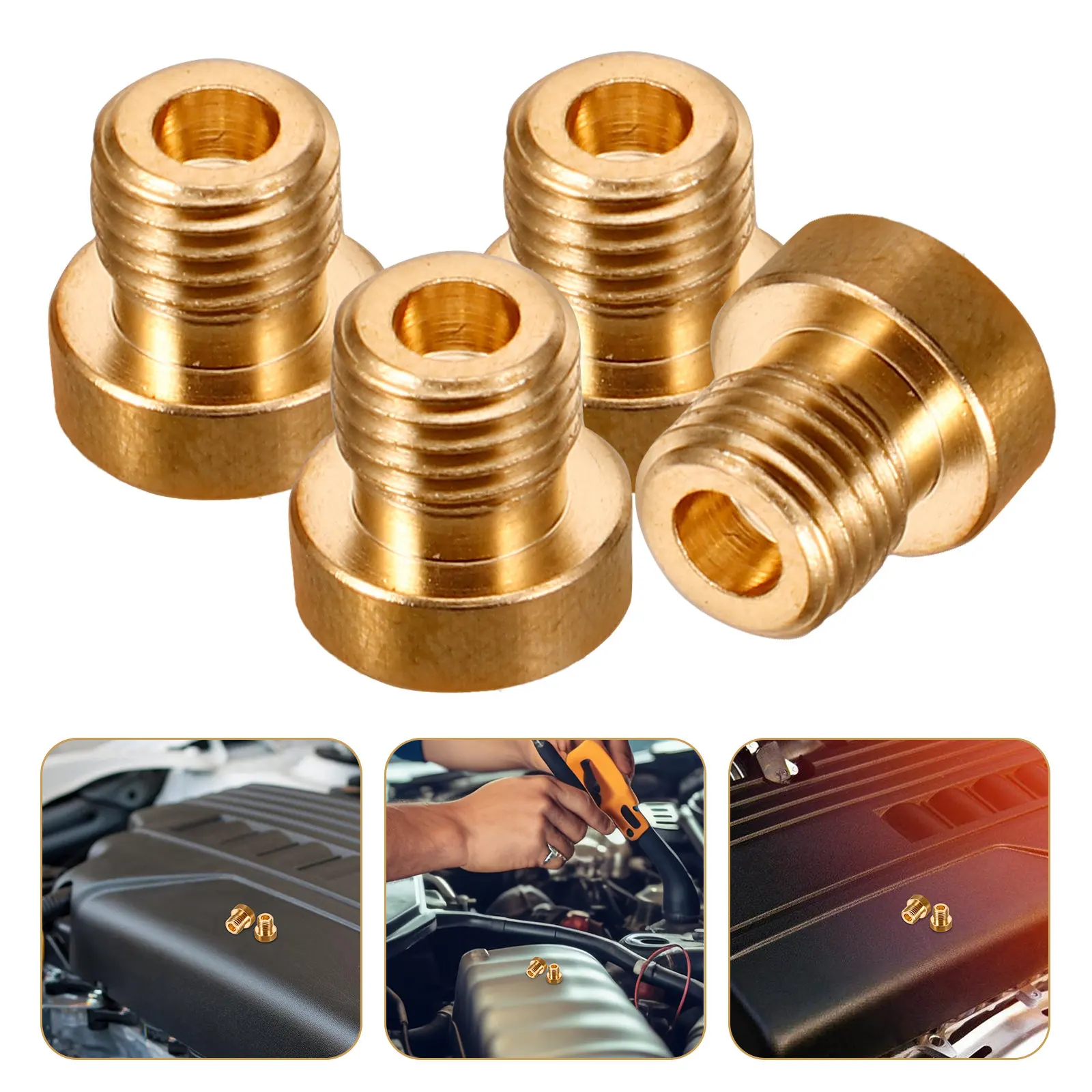 

16Pcs Carburetor Main Jet Solid Copper Precision Engineered Motorcycle Carburetor Nozzle Kit for Repair Upgrade Efficiency Atv