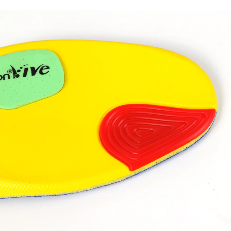 Poron insole arch support flat shoes insert insole corrector plantar fasciitis optimal arch support pronation correction insole