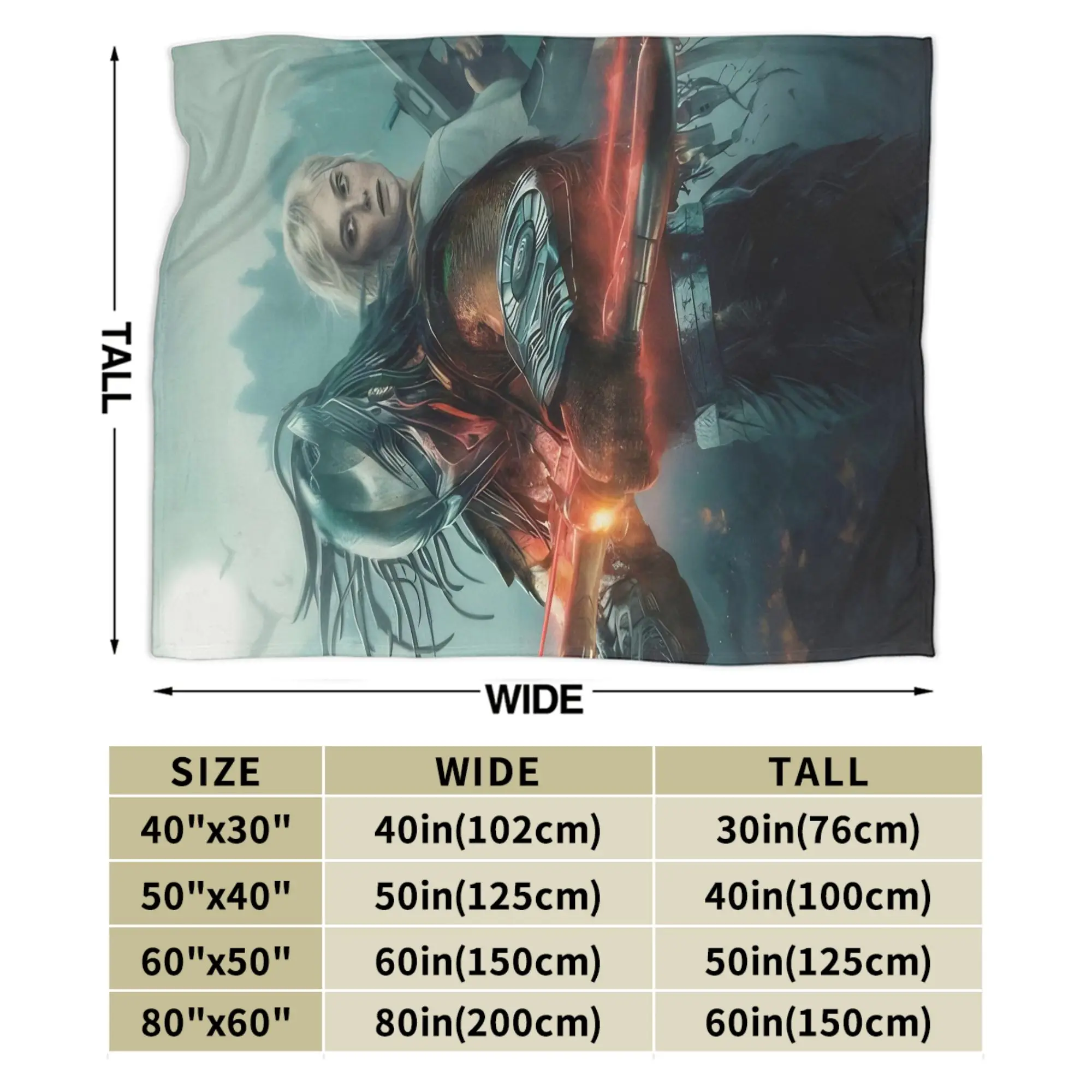 المفترس Badlands 2025 أفلام بطانية لينة الدافئة نمط أفخم رمي بطانية للأريكة كرسي أريكة سرير الفانيلا المفرش غطاء السرير