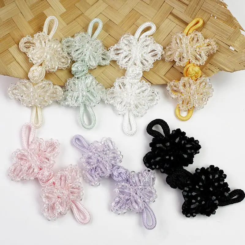 Knöpfe im chinesischen Stil, Nähknöpfe, DIY handgemachte Perlenknöpfe, Nähzubehör, Plattenschnallen, Kleidungszubehör – Detail 1