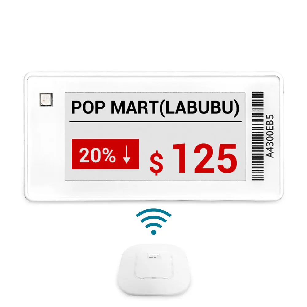 

2,13-дюймовая электронная этикетка на полке, универсальный экран Eink, ценник, цифровая система электронной бумаги для больших цепных магазинов Supermaket