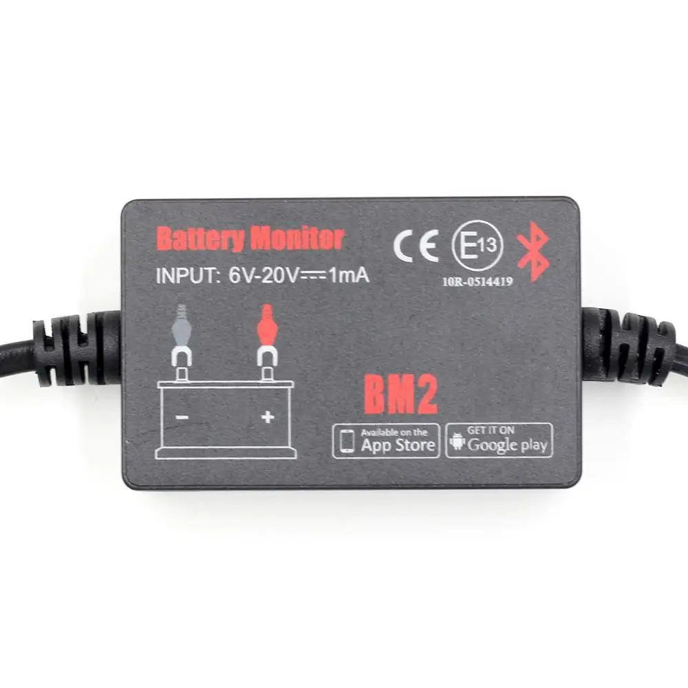 BM2 Battery Monitor Phone APP Bluetooth 4.0 Battery Tester for all 6-20V Cars