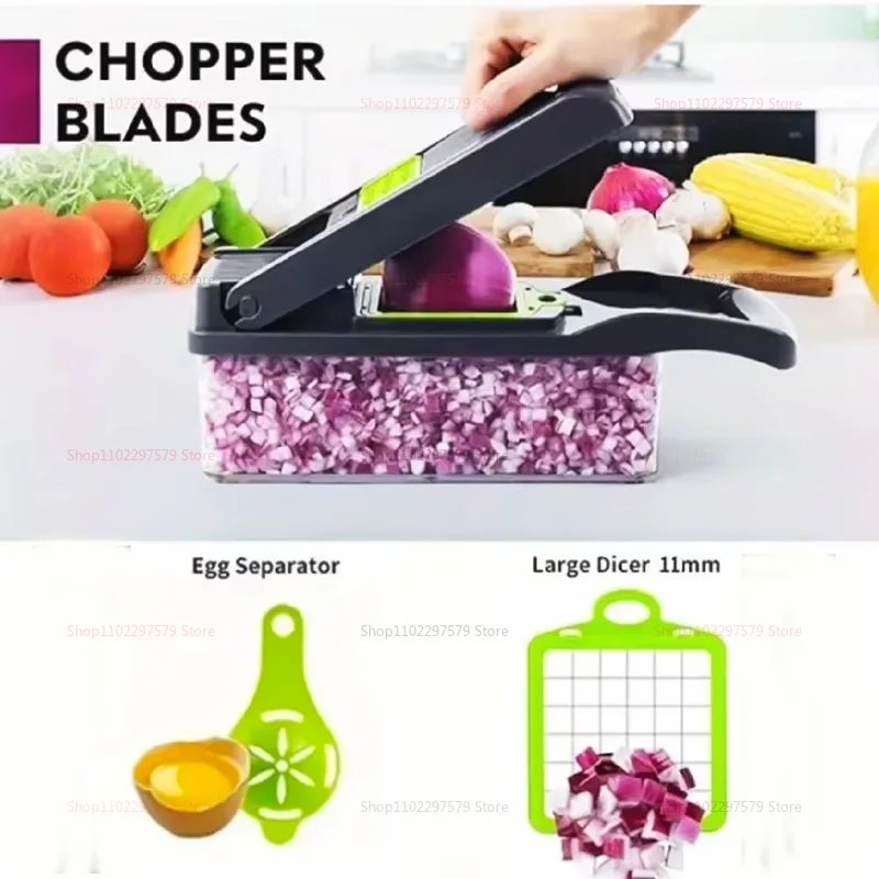 قطاعة الخضراوات Cocina متعددة الوظائف قطاعة الخضراوات المنزلية الجزرة البصل تقطيع جوليان أداة تقطيع الفاكهة