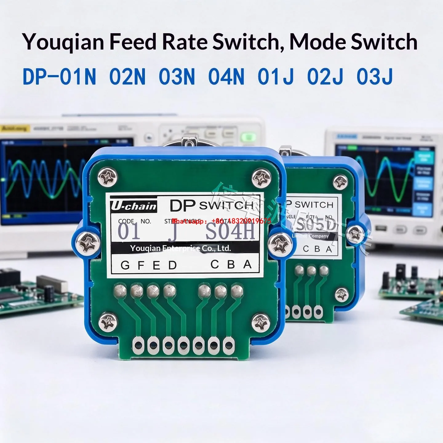 Cyclmotion U-chain band switch DP 01N 02N 03N 01J 02J 03J CNC machine tool knob shaft selection magnification