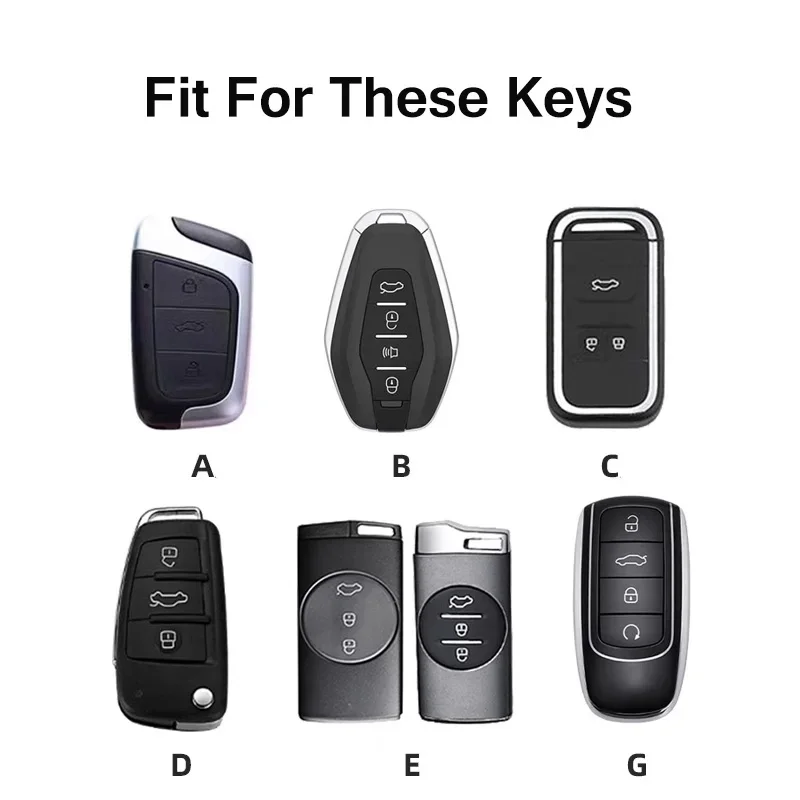 TPU Car Remote Key Case Cover Shell for Chery Arrizo 7 E3 E5 A3 A5 Tiggo 3 5 Fulwin 2 Eastar Protector Keychain Accessories