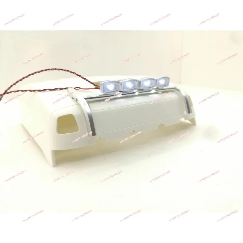 For Tamiya 1/14 RC For FH16 6X4 Timber Truck 8X8 Globetrotter FH12 750 Tractor Kit 56360 Spotlight LED Roof Lights Bar