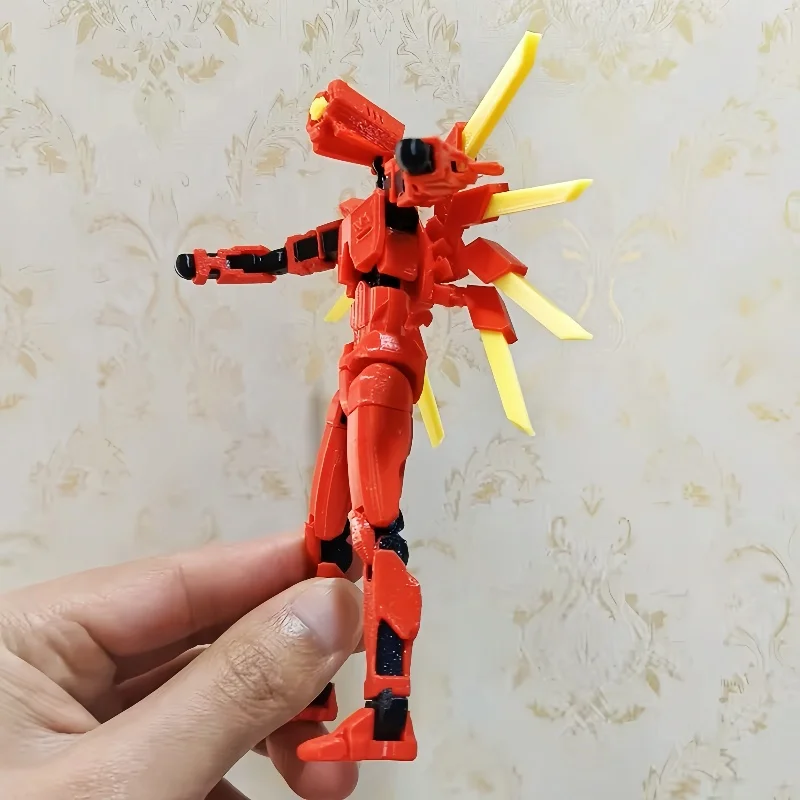 14cm ultrakill 3d impresso pvc figura de ação v1 v2 robô modelo kit com articulações móveis diy montagem coleção brinquedo meninos presente