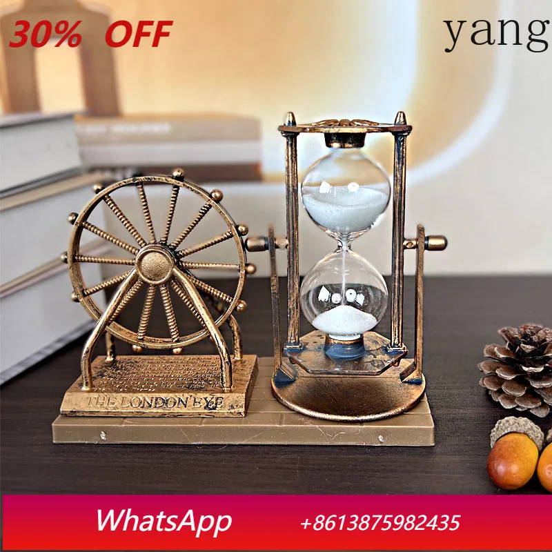 

LH retro quicksand hourglass ornament, home decoration ornament crafts