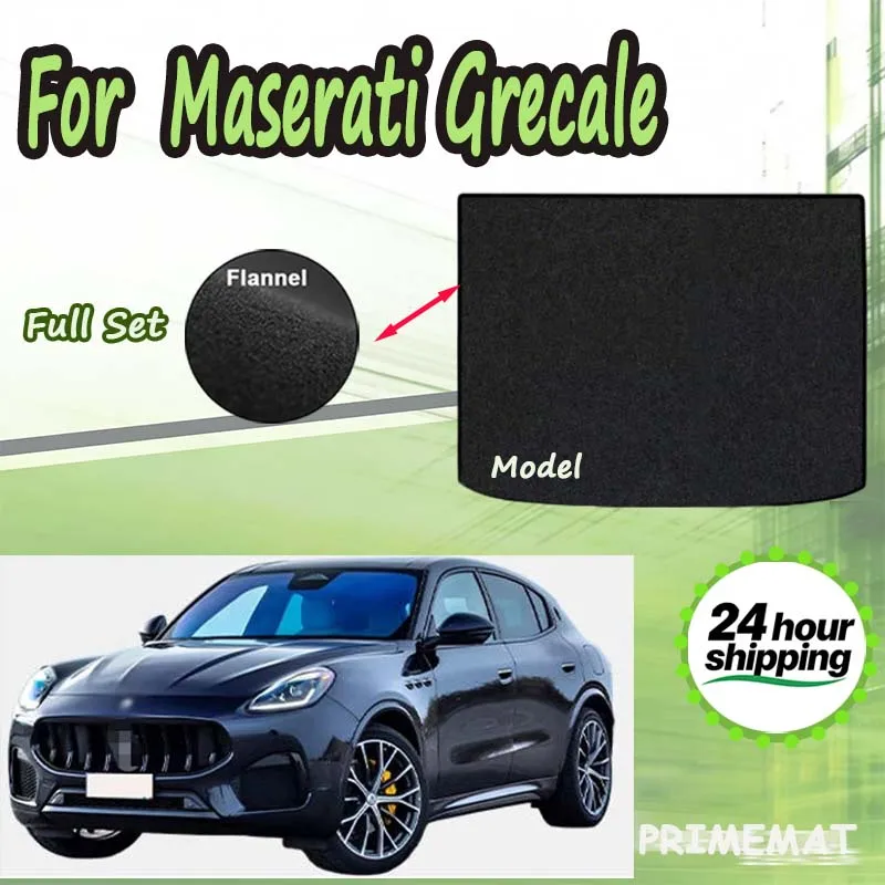 

ECOAUTO Rear Trunk Mat For Maserati Grecale 2022-2023 Tray Trunk Carpet Pad Accessories