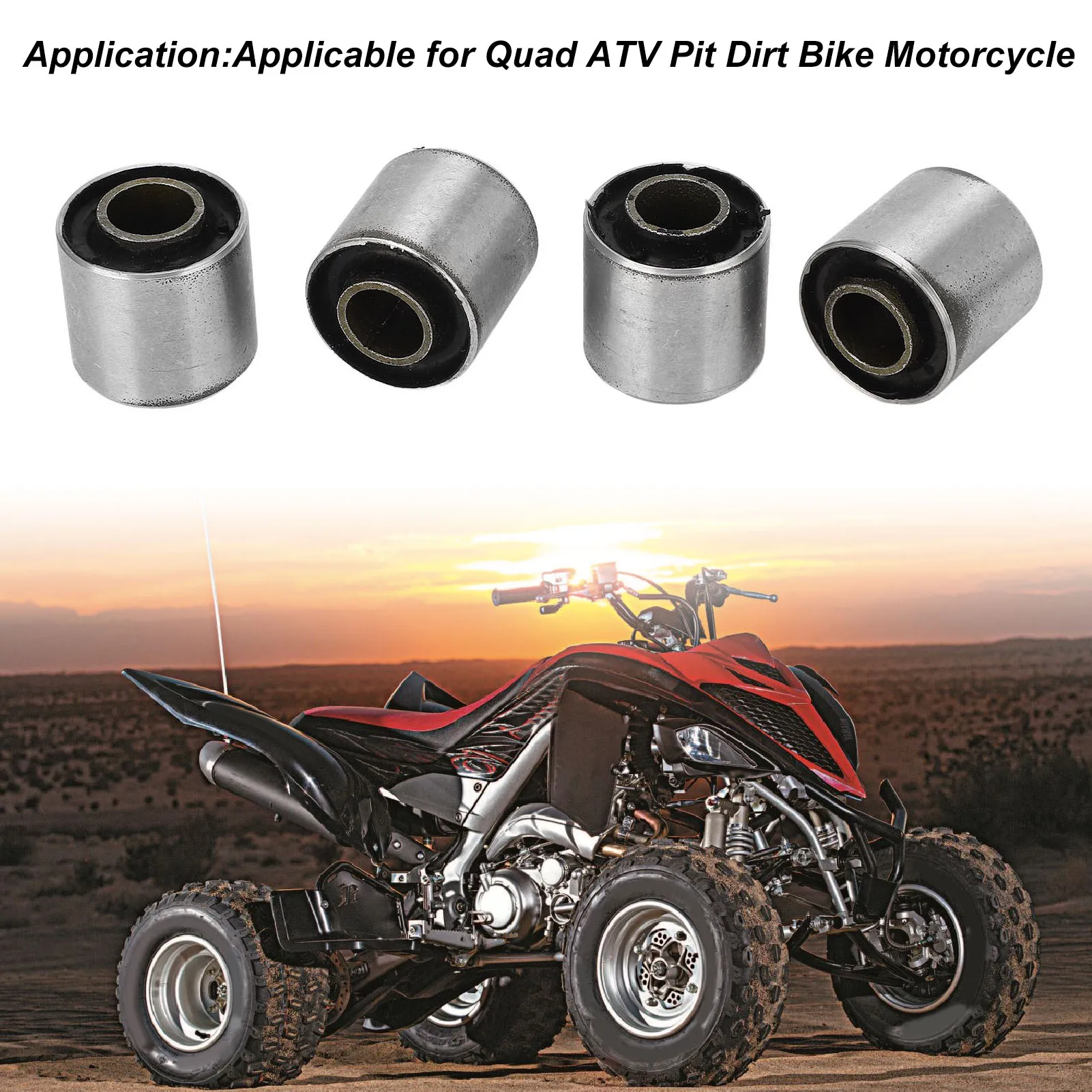 Rear Swing Arm Bushes Set Wear Proof Low Vibration 28mm OD 12mm ID Swingarm Bushing Spacer 29mm Length for Motorcycle