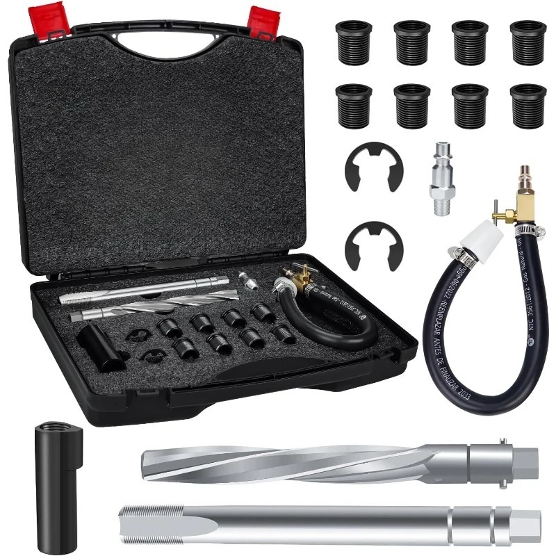 

38900 Two Valve Tool Kit for Triton,Thread Plug Thread Repair Kits,Foolproof Repair System Plug Repair Kit Comp