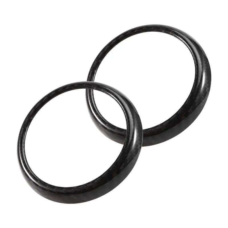 

A99F-Для Seat Leon 2005-2012: Накладка на боковой воздуховод приборной панели, задняя, из углеродного волокна, аксессуар для интерьера