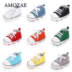 Baby Classical Sports Sneakers Newborn Baby Boys Girls Print First Walkers Shoes Infant Toddler Anti-slip Baby Shoes Pre-walkers