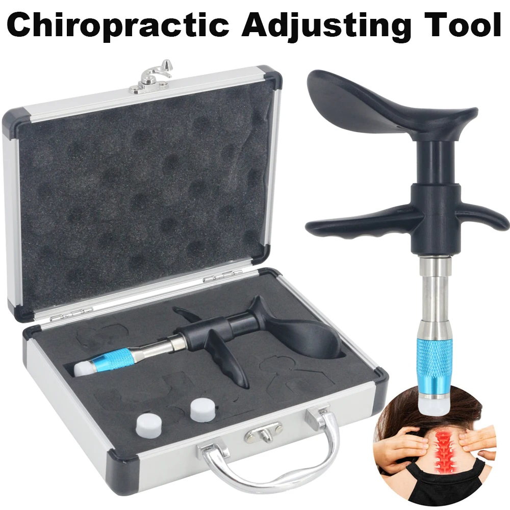 

Health Care Manual Chiropractic Adjusting Tool 10 Levels Massage Gun Instrument Cervical Spine Correction Massager Pain Relief