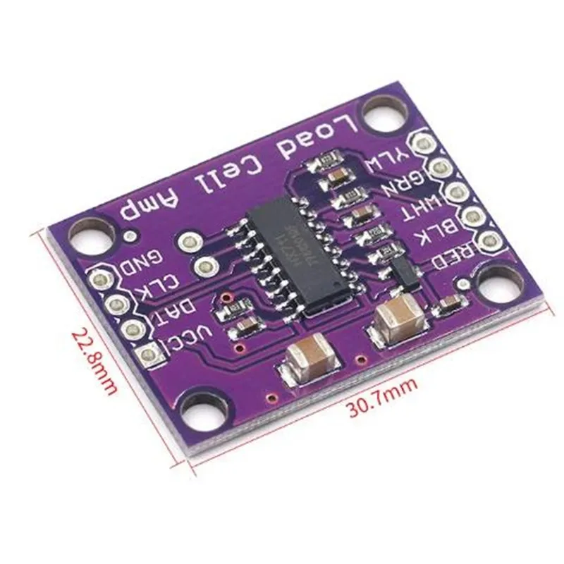 1pcs HX711 High-precision Electronic Weighing Sensor 24-bit A/D Converter Development Board