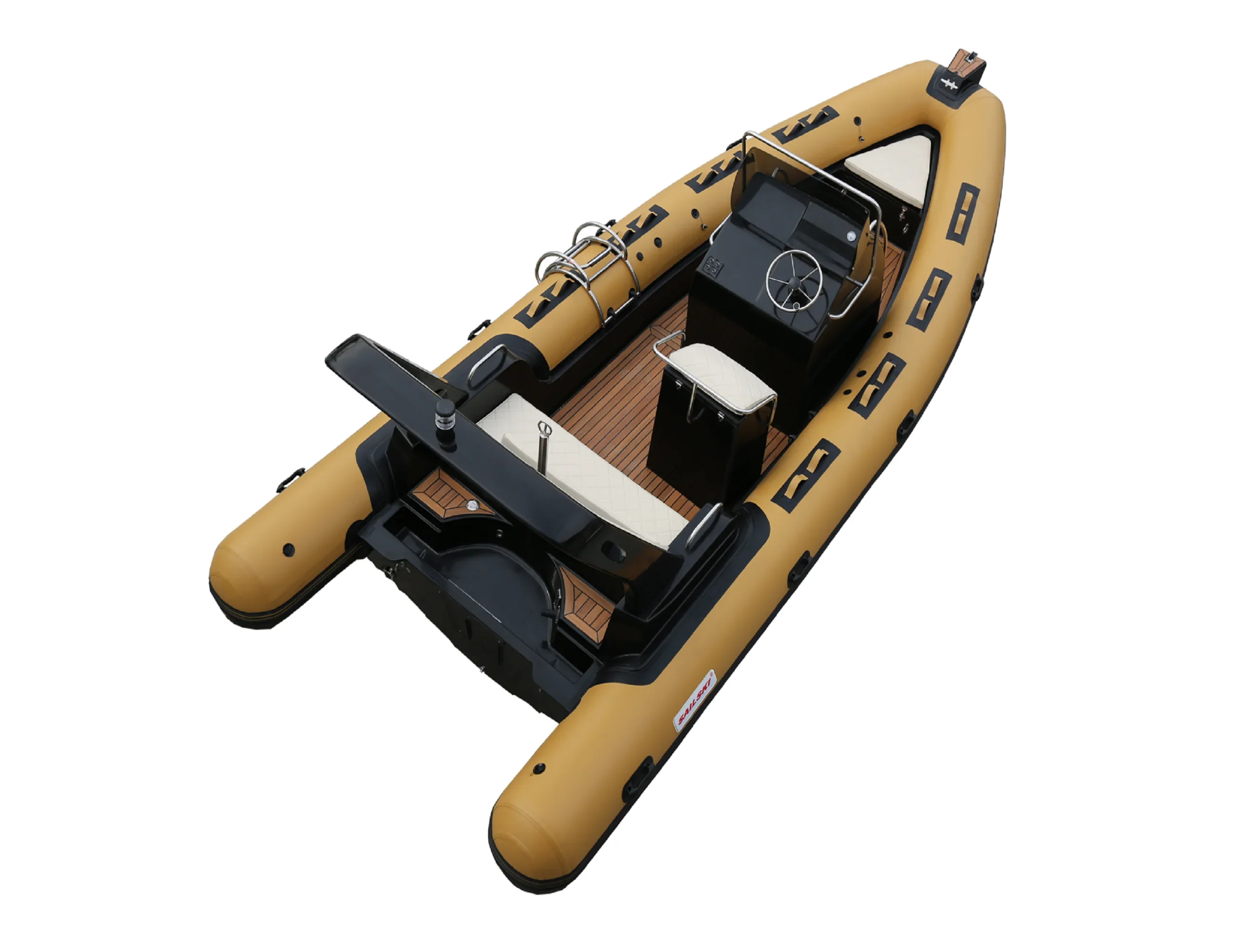 SAILSKI Hypalon Rigid Inflatable Boat Rib Boat 6.8m/22.3ft, 200hp Outboard Motor