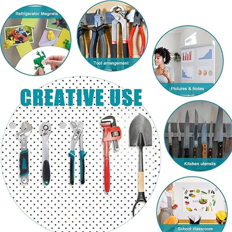 25x2/25x3/30x2/30x3 مللي متر ثلاجة نيوديميوم مقاومة للماء مع دعم لاصق للحرف اليدوية ، DIY ، المكتب ، المطبخ ، السبورة البيضاء