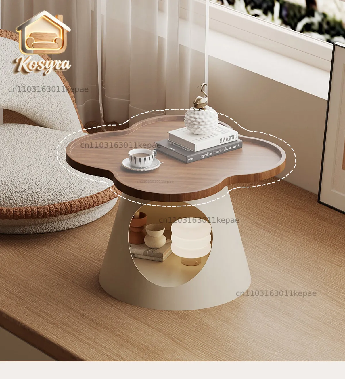bay window small table, bedroom window sill tatami floor-style Japanese-style small coffee table shared by people