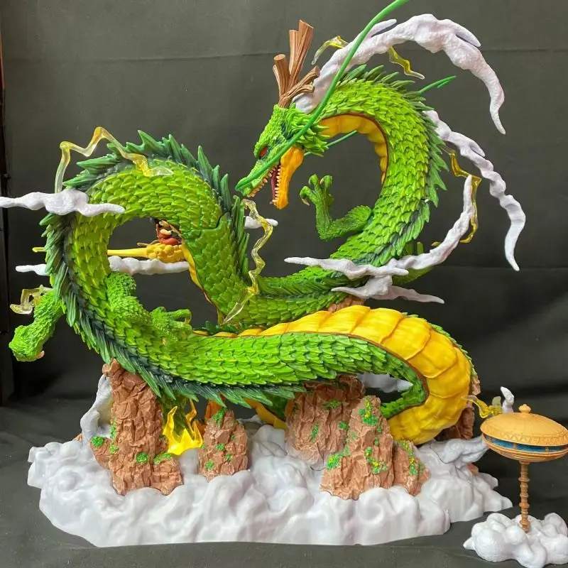 Anime Dragon Ball Z 50 cm Shenron Goku figurine lumineuse à collectionner GK Statue modèle poupée pour décoration de chambre ornement de bureau