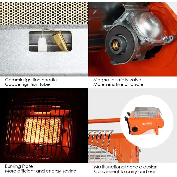 سخان مياه يعمل بالغاز محمول بسعر خاص لعام 2025 - للاستخدام الداخلي والتخييم مع سهولة التركيب (تصميم مدمج وفعال) ​