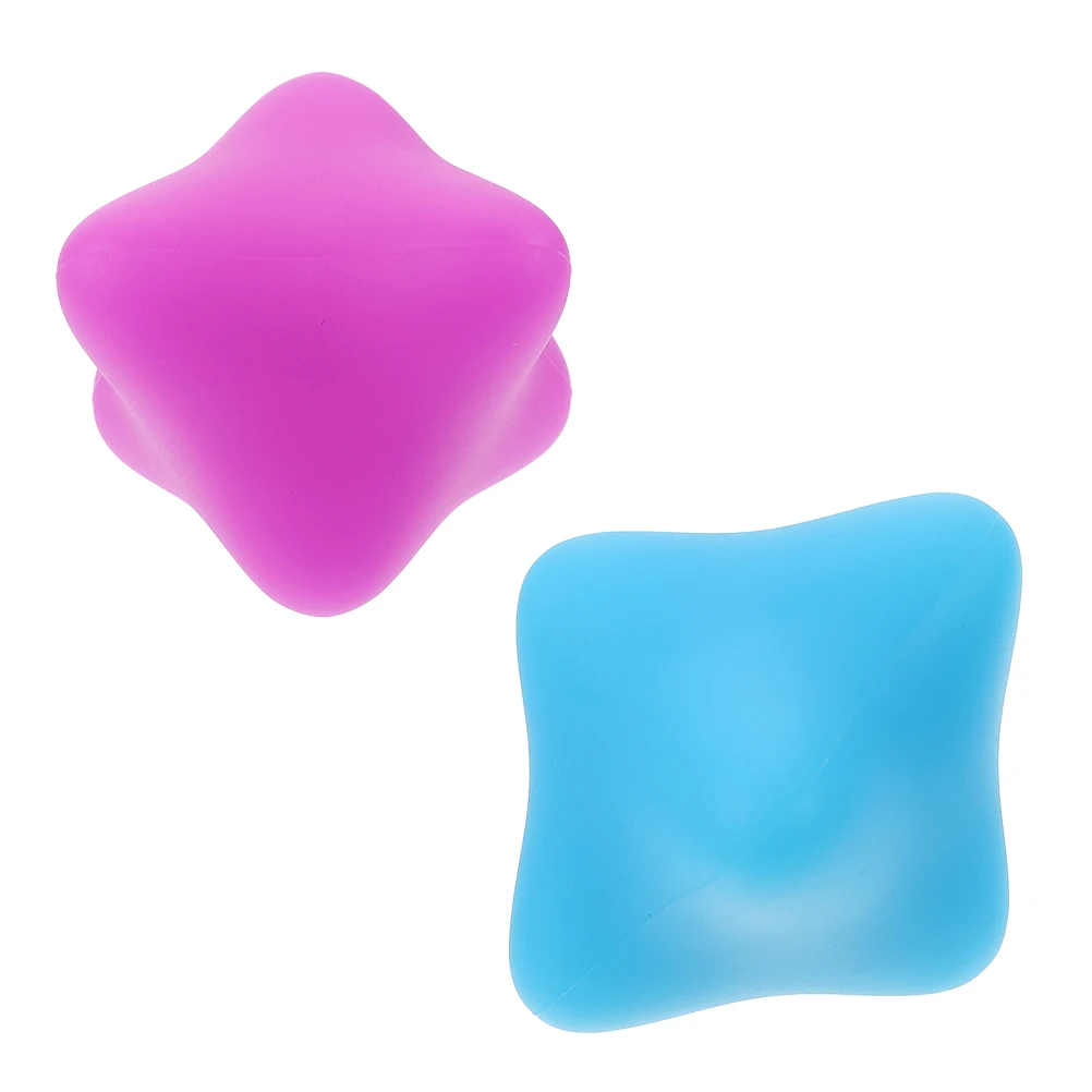 2 قطعة كرات الوخز بالإبر سداسية العلاج بالإصبع مدلك لتحسين المرونة كرات تمرين الاصبع