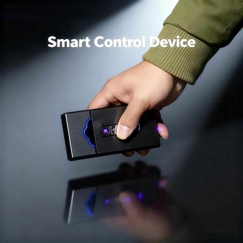 

Creative USB Dual Arc Cigarette Case Lighter - Rechargeable, Portable Waterproof, Holds 20 Pcs, Men's Gift，cigarette Accessories