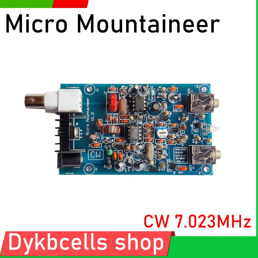 Shortwave Transceiver Micro Mountaineer Transmissor Receptor Kits Climber cw 7.023mhz