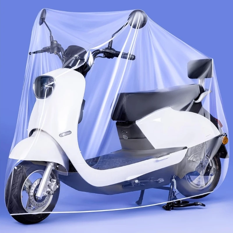 

Disposable Motorcycle Cover Waterproof Enclosed Indoor Outdoor Rainproof Electric Bike Motor Scooter Dustproof Protector