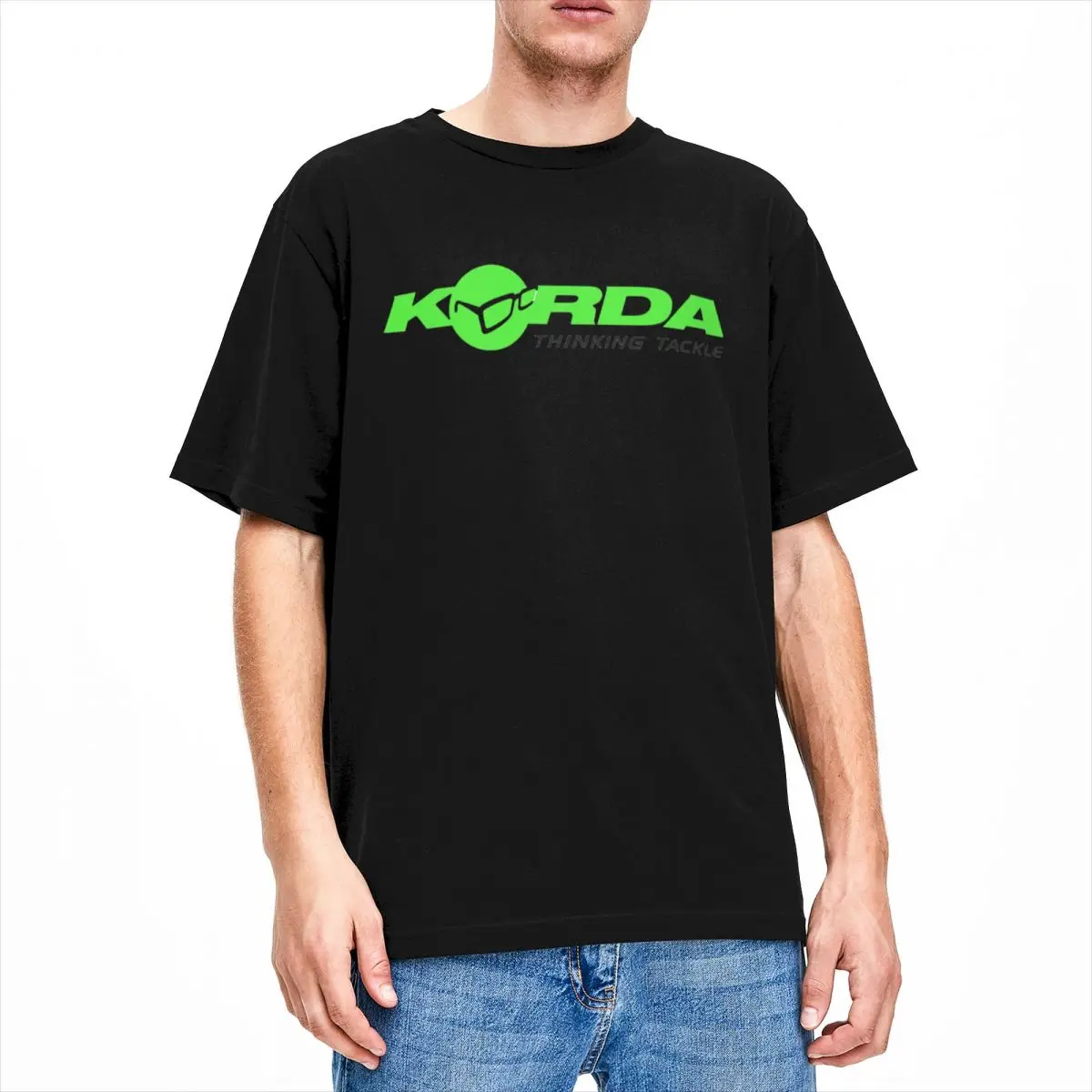 Korda T-Shirt Fish Logo Novelty T-Shirts Short-Sleeved Vintage Tshirt Summer Cotton O Neck Plus Size 5XL Top Tees