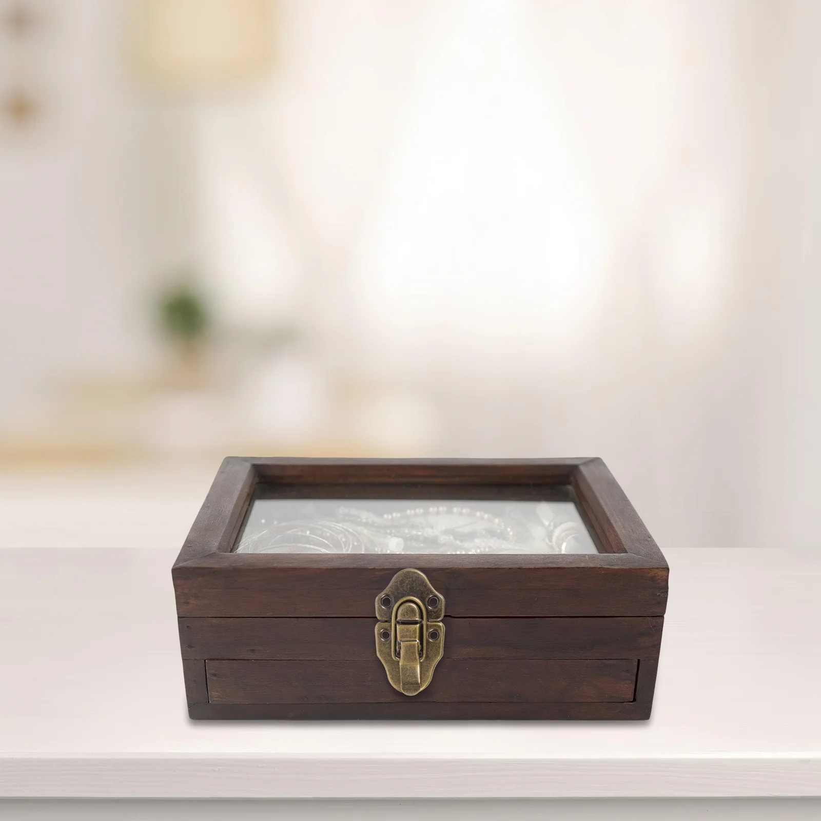 

6Pcs Jewelry Box Hasps Vintage Iron Toggle Latches Retro Buckle Lock for Wooden Toolboxes Gift Storage Security Hardware