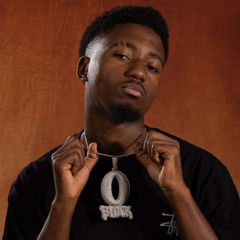 

Хип-хоп 5A + CZ камень Bling Ice Out большой размер O BLOCK подвески ожерелье для мужчин рэпер ювелирные изделия серебряного цвета