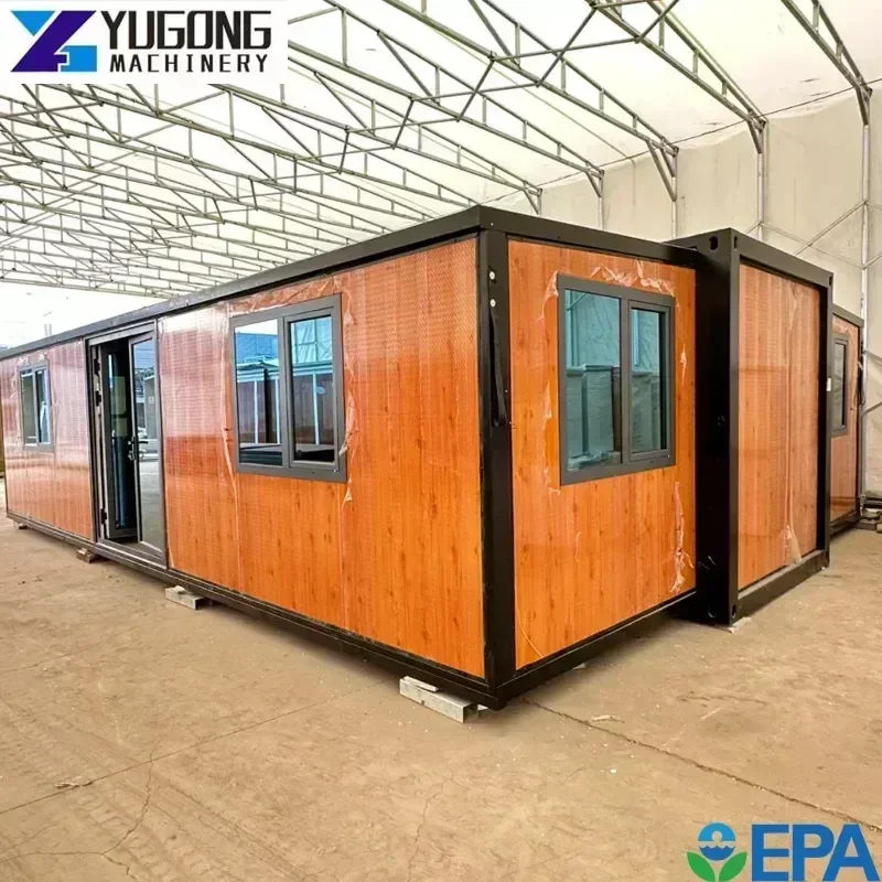 Mobile Folding House Container Supplier Customized 20ft 40FT Modular Foldable Portable Expandable Container House Storage Sheds