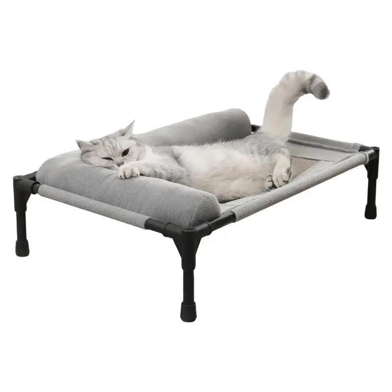 

Raised Dog Bed Outdoor Dog Bed With Pillow And Breathable Mesh Washable Pet Furniture For Outdoor Indoor Camping Patio