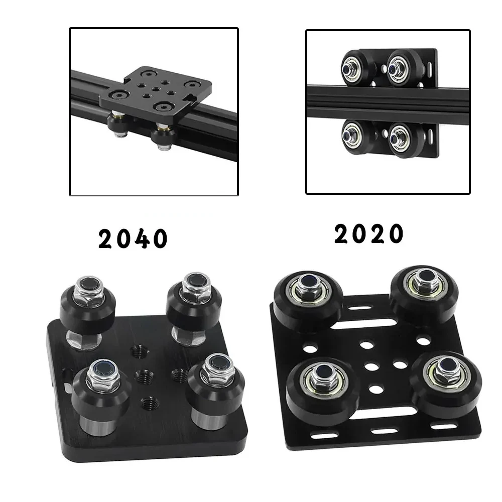 

Openbuildd V Slot Wheels Pulley Set Special Slide Plate For 2020 2040 Aluminum Profile 3D Printer Gantry Platform Parts