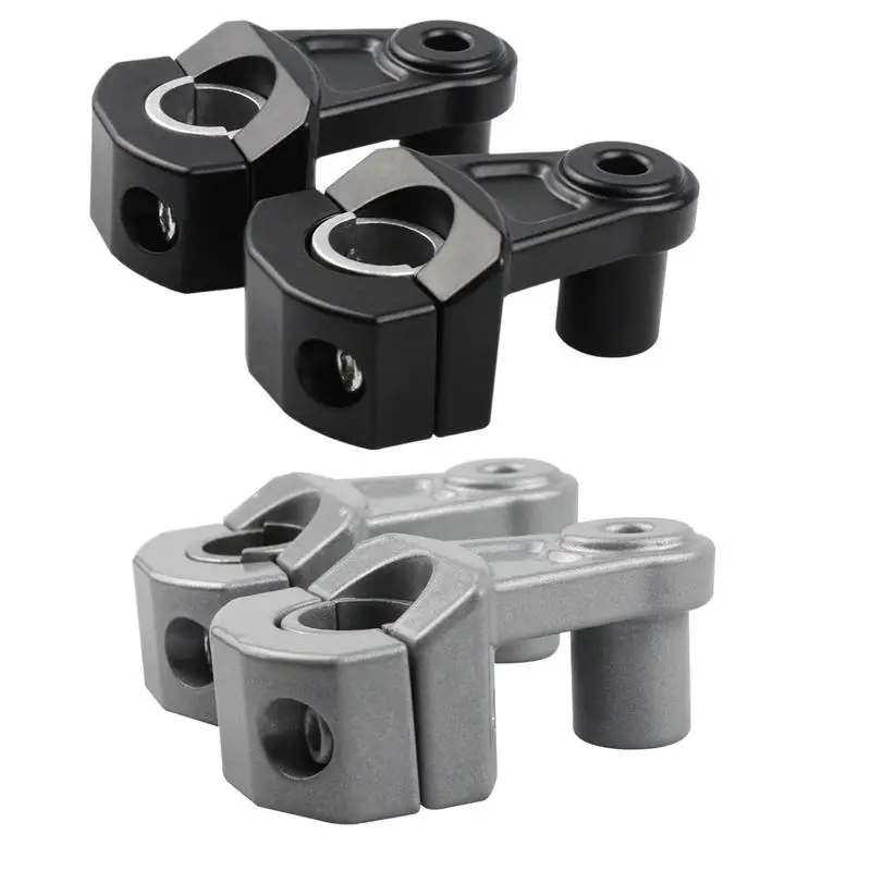 Handlebar Risers With 38mm Height Aluminum Alloy Handlebar Risers Mount Clamp Motorcycle Handlebar Risers Mount Clamp Increase