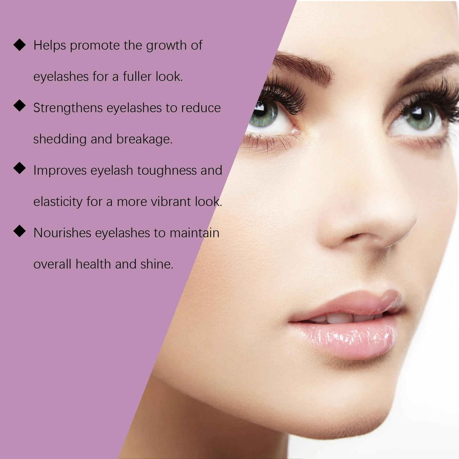 Viareline soro para realce de cílios, promove o crescimento das cílios, nutritivo, espessamento, fortalecimento natural, soro de cuidados com os cílios