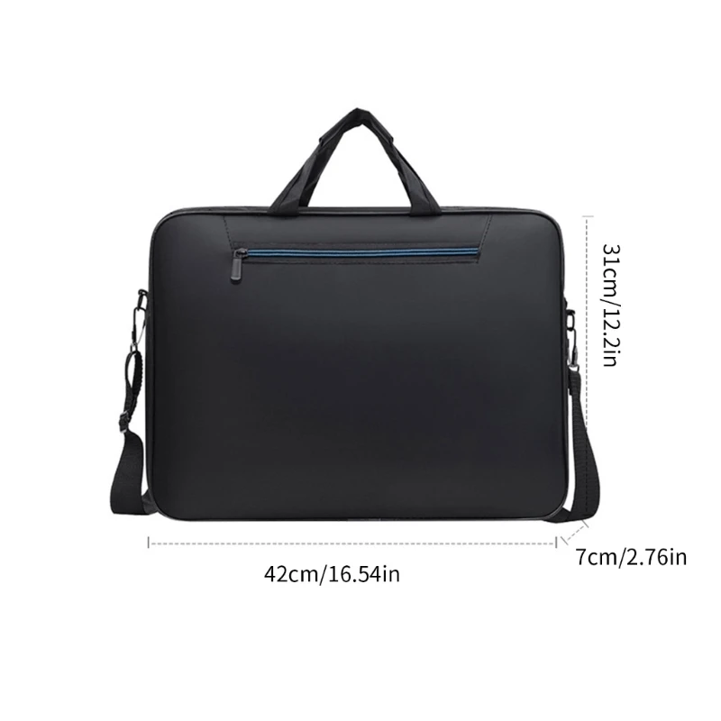 Computer Bag Men Bag 15.6inch Laptop Notebook Universal Business Bag with Detachable Shoulder Strap