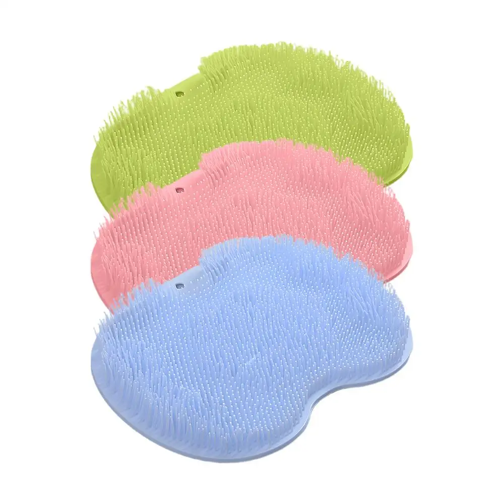 Wäscher Dusche Massage Pad Silikon Dusche Wand Montiert Rücken Massage Wiederverwendbare Reinigung Pinsel Dusche Füße Waschen Matte Waschmaschine – Detail 5