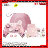 Genshin APEX4 Wireless Game Gamepad Customized Yae Miko Anime Handles Pink Gaming Controllers Hall Rocker For PC Gamer Girl Gift