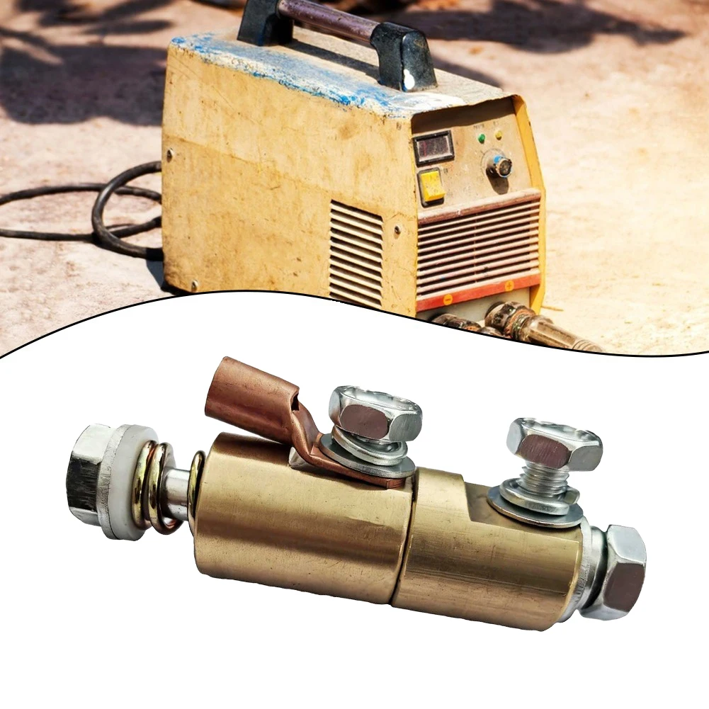 500A Welding Ground Clamp Swivel Adapter 360 Degree Rotating Device Soldering 360° Rotating Prevents Cable Entanglement