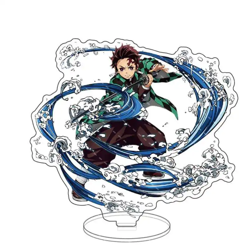 Anime Demon Slayer Acryl-Ständer Kimetsu No Yaiba Figuren Manga Garage Kits Miniaturen Modelle Spielzeug GK Ornamente Dekoration