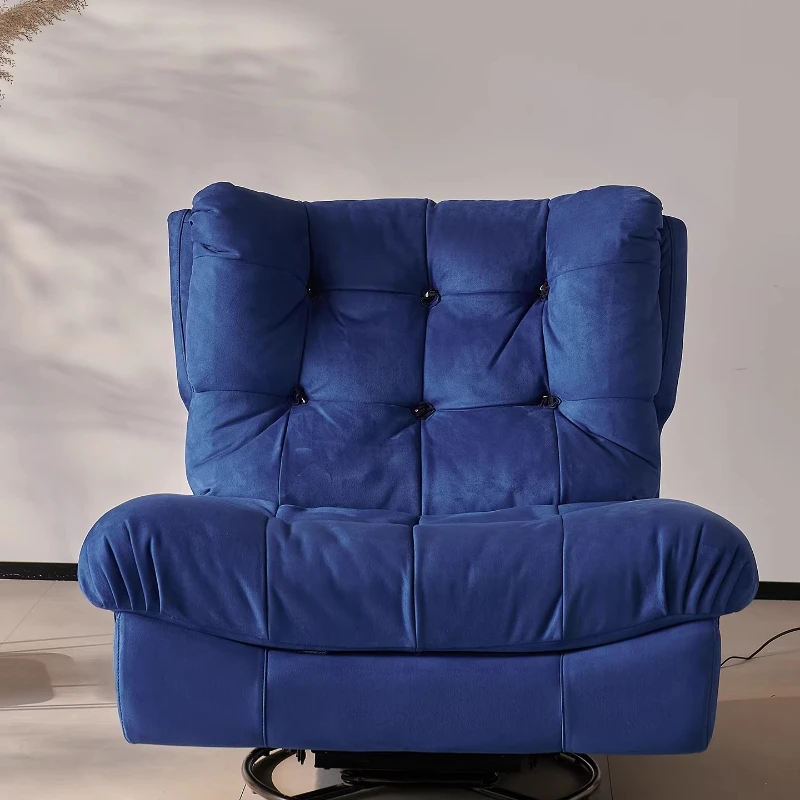 

Электрическое вращающееся кресло-реклайнер для балкона и гостиной, одноместное, для дома